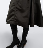 Sacai Twill midi skirt