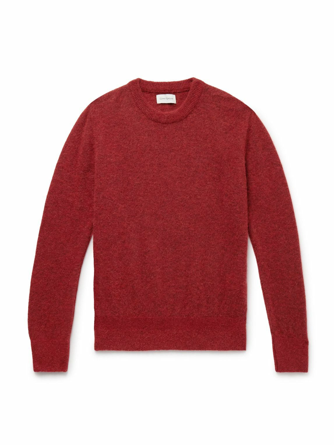 Oliver Spencer - Blenheim Knitted Sweater - Orange