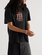 Our Legacy - 118 Second Läder Logo-Print Cotton-Jersey T-Shirt - Black