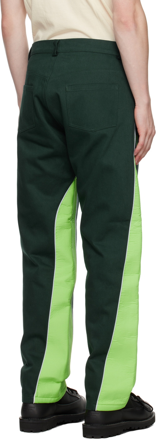 Robyn Lynch Green Paneled Jeans