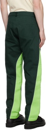 Robyn Lynch Green Paneled Jeans