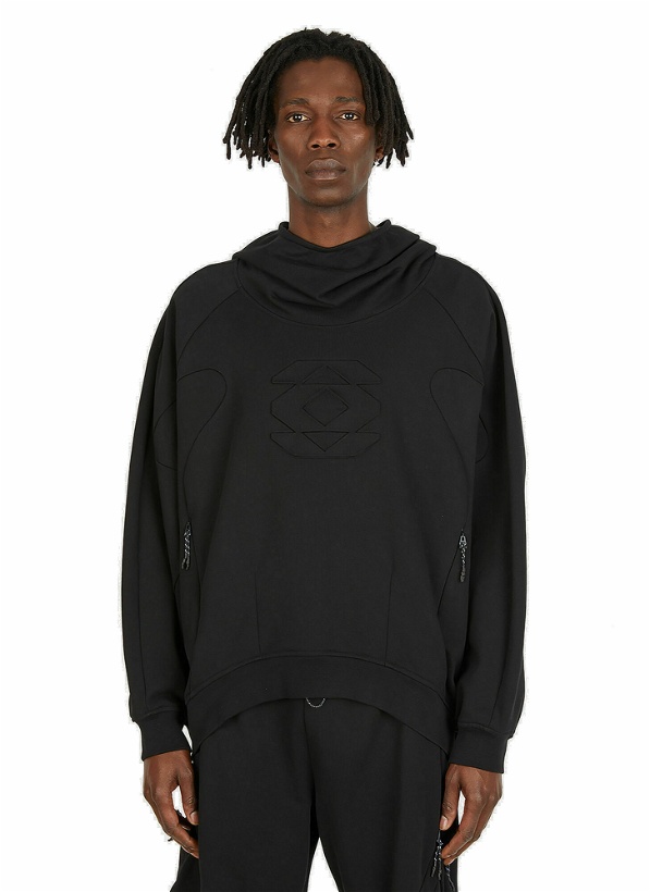Photo: Bubble Hooded Sweatshirt in Black