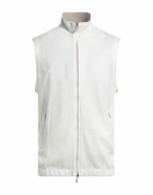 Eleventy Mens Cardigan in White