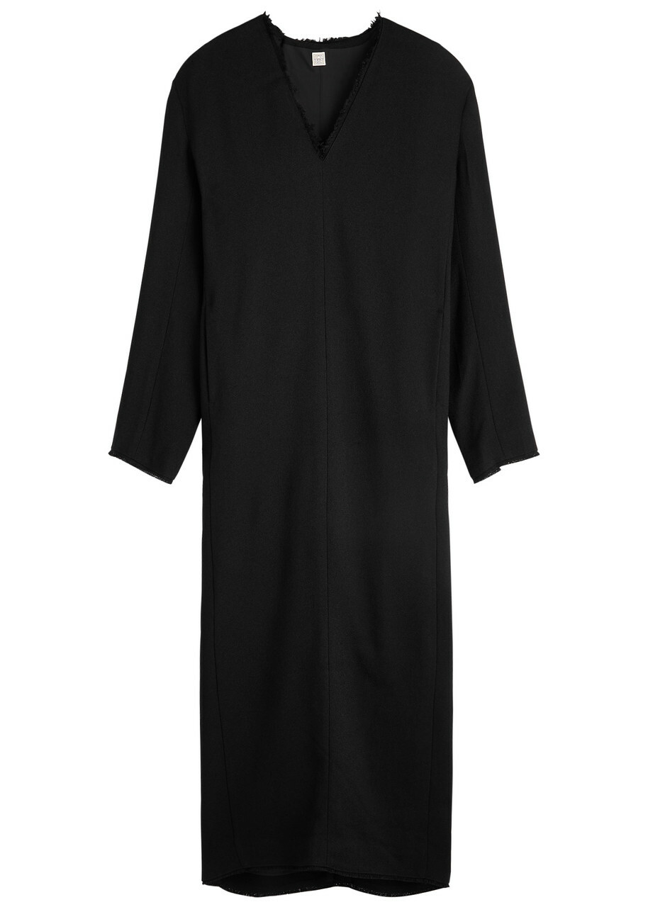 knee length dresses for ladies Knit Woven Maxi Dress