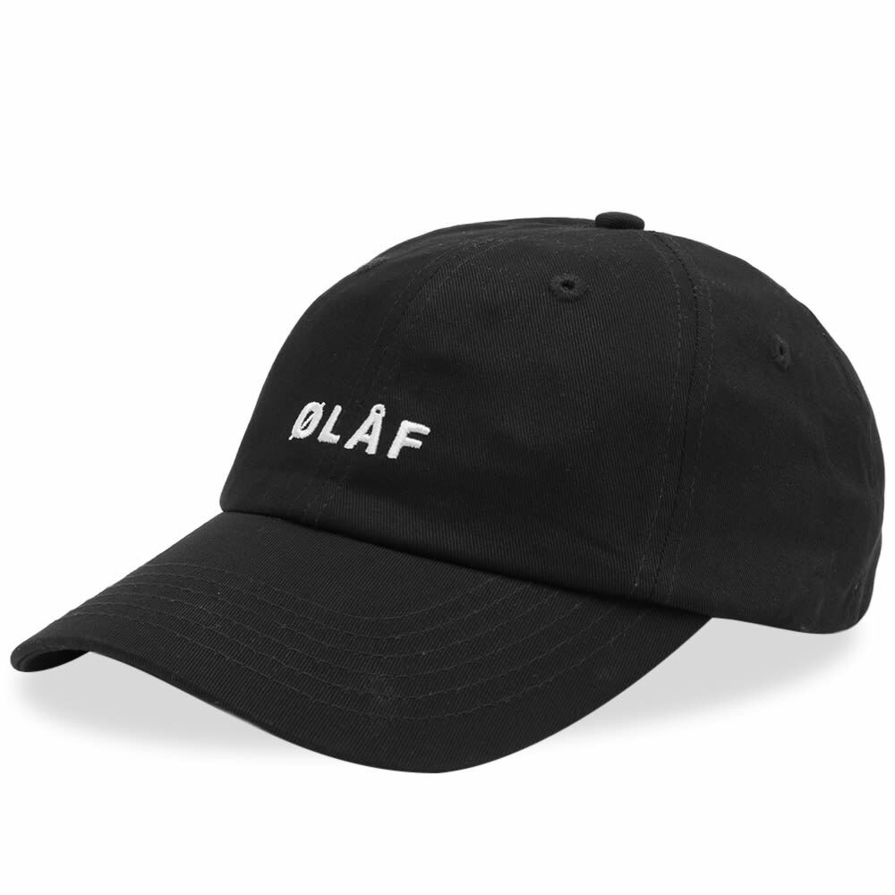 Olaf Hussein Men's Block Logo Cap in Black OLAF HUSSEIN