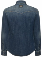 DOLCE & GABBANA Washed Stretch Denim Shirt