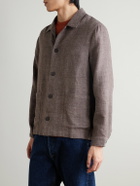 Sunspel - Cotton and Linen-Blend Overshirt - Brown