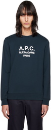 A.P.C. Navy Rufus Sweatshirt