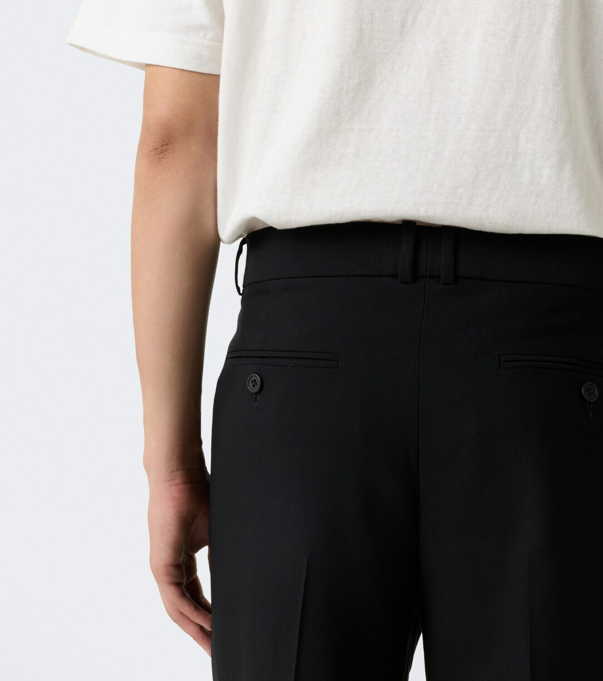 The Row Salma wool straight pants