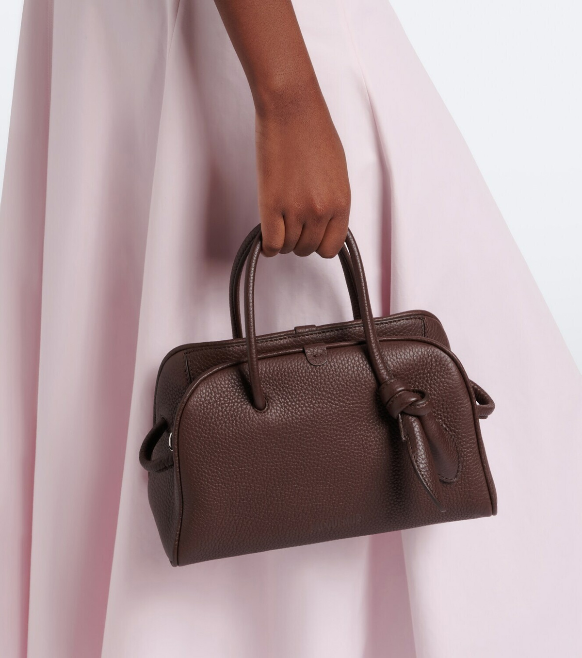 Jacquemus Turismo Small leather bowling bag