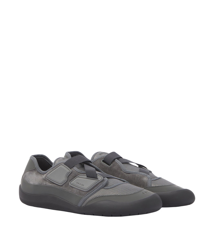 Photo: Prada Speedrock suede-trimmed sneakers