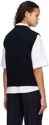 Margaret Howell Navy Integral Vest