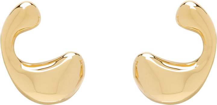 Photo: Maria Black Gold Dolphin Splash Stud Earrings