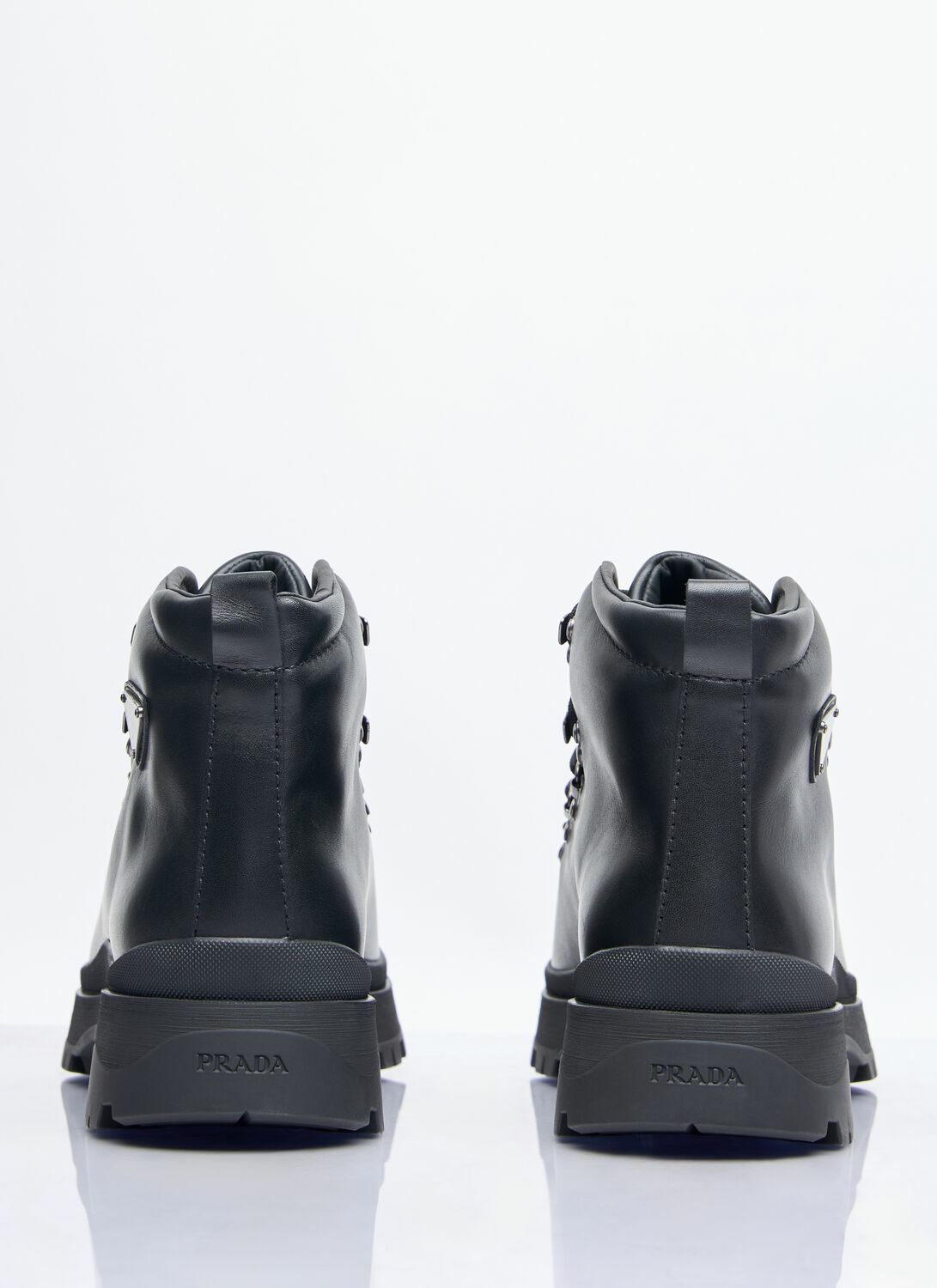 Prada Brixxen Lace-Up Boots