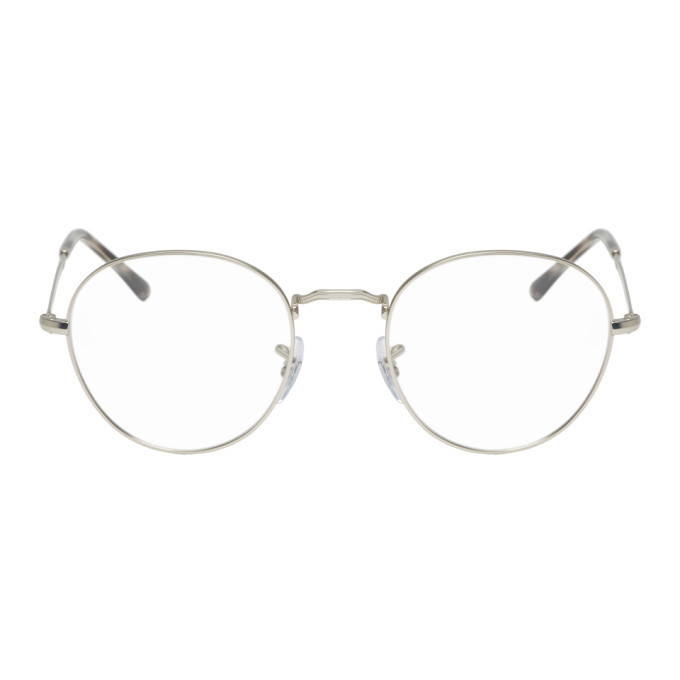 Photo: Ray-Ban Silver Round Glasses