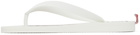 Thom Browne White RWB Strip Flip Flops