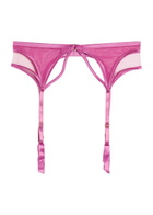 Fleur OF England Lola Mesh Suspender Belt Pink