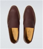 Loro Piana - Summer Walk leather loafers