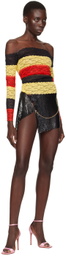 Sinead Gorey Multicolor Lace Bandage Long Sleeve T-Shirt