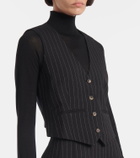 Wardrobe.NYC Pinstripe wool vest