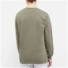 Colorful Standard Men's Long Sleeve Oversized Organic T-Shirt in DstyOlv