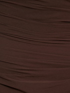 PHILOSOPHY DI LORENZO SERAFINI Stretch Tulle Off-shoulder Mini Dress