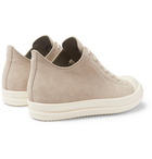 Rick Owens - Cap-Toe Suede Sneakers - Gray