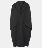 MM6 Maison Margiela Single-breasted gabardine coat