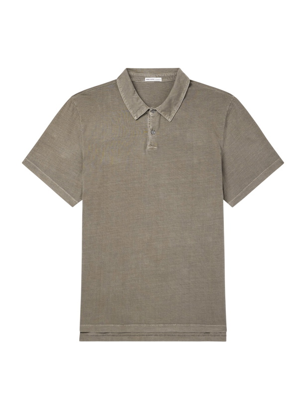Photo: James Perse - Supima Cotton-Jersey Polo Shirt - Green