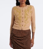 Jacques Wei Beaded wool and alpaca-blend cardigan