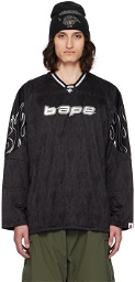 BAPE Black Flame Long Sleeve T-Shirt