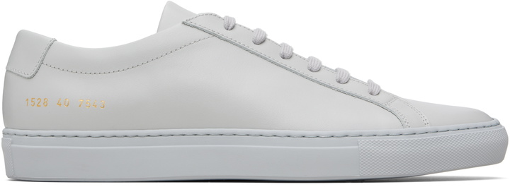 Photo: Common Projects Gray Original Achilles Low Sneakers