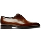 Berluti - Alessandro Capri Leather Whole-Cut Oxford Shoes - Brown