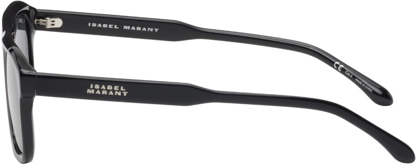 Isabel Marant Black Rectangular Sunglasses