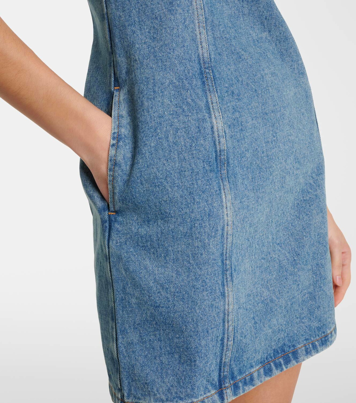 Nina Ricci Bow-detail denim minidress
