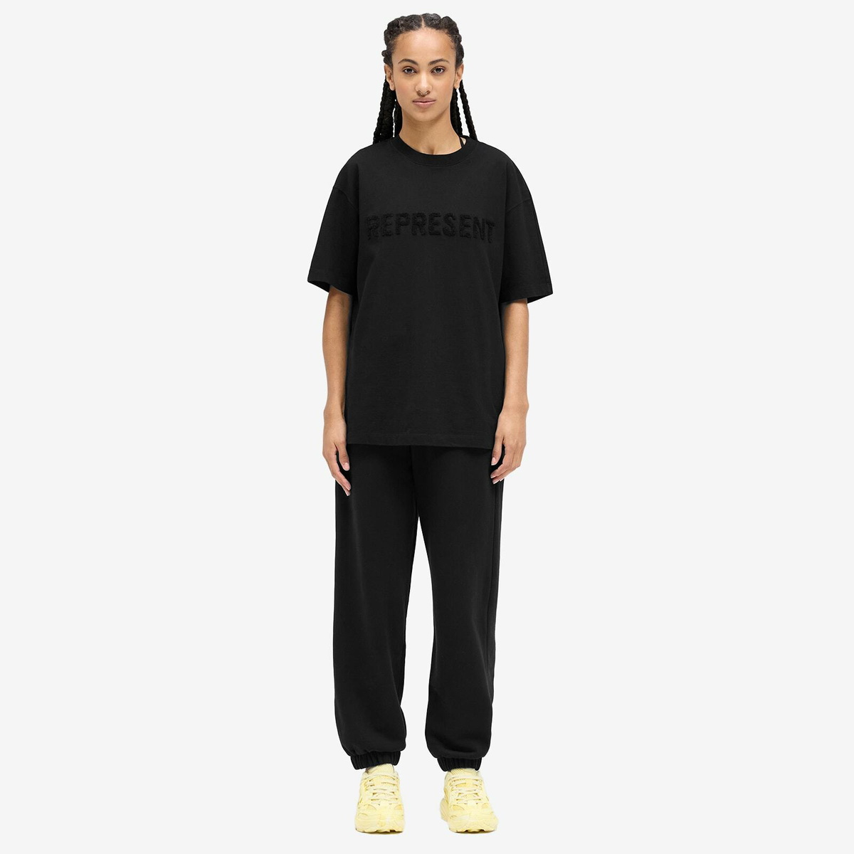 Represent Women's Boyfriend T-Shirt in Jet Black