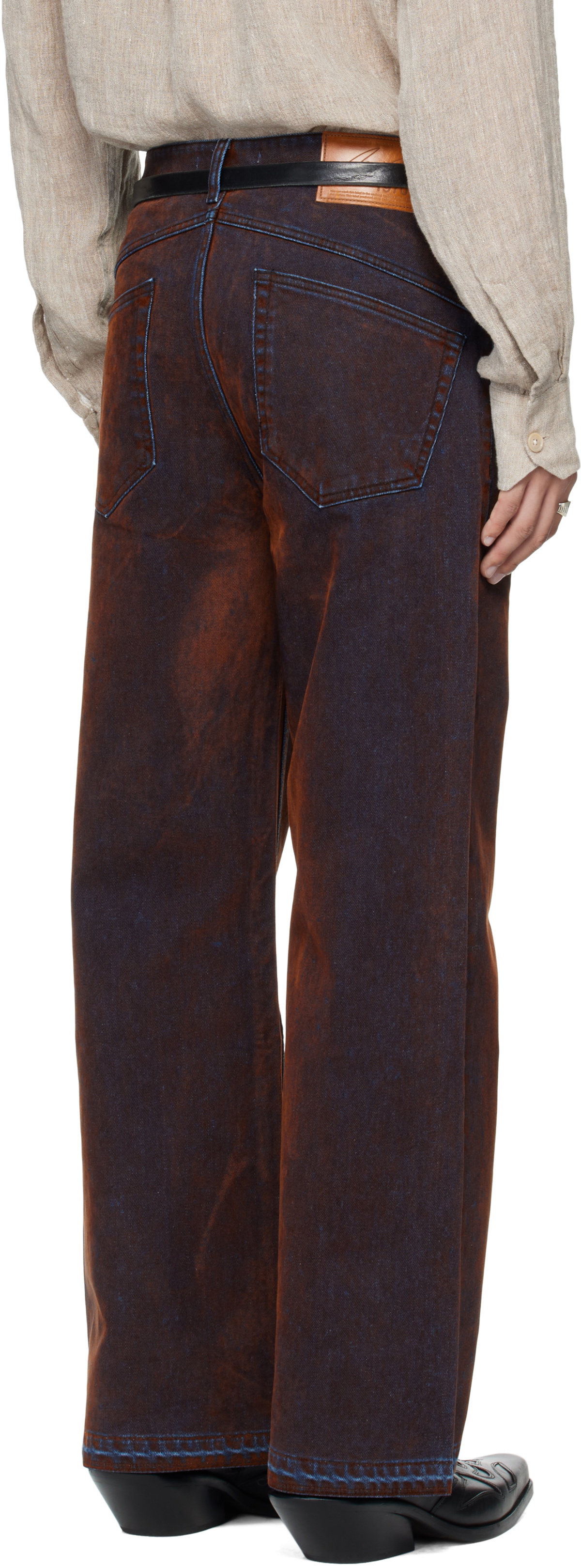 MMIC Brown Saint Flare Jeans