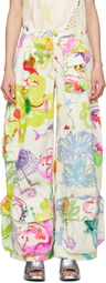 Collina Strada Multicolor Super Bloom Garden Cargo Pants