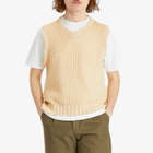 Corridor Men's Mercerised Knitted Vest in Natural