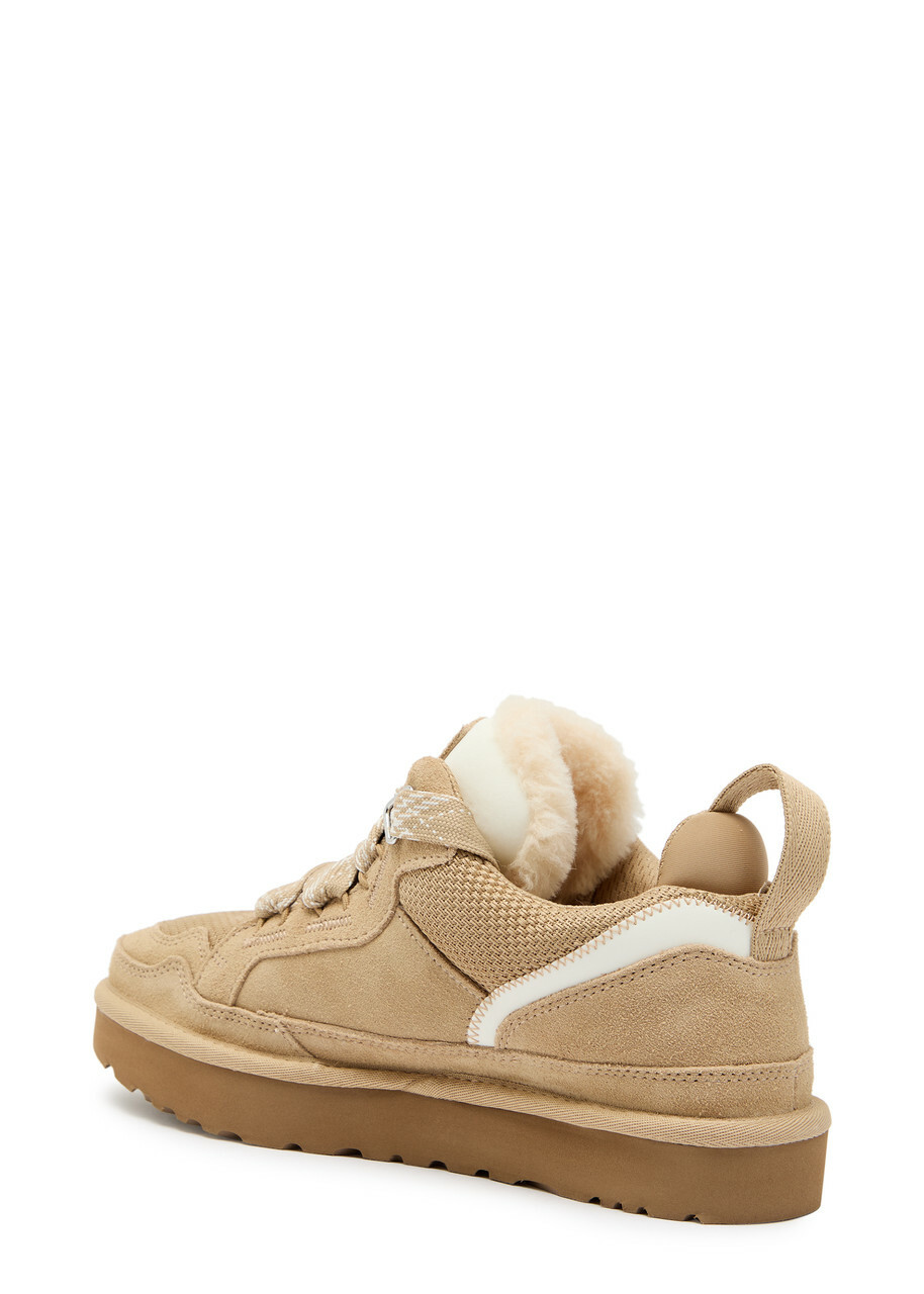 Ugg Lowmel Panelled Suede Sneakers Beige