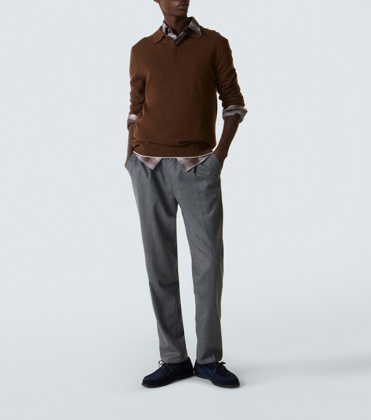 Arch4 Cashmere polo sweater