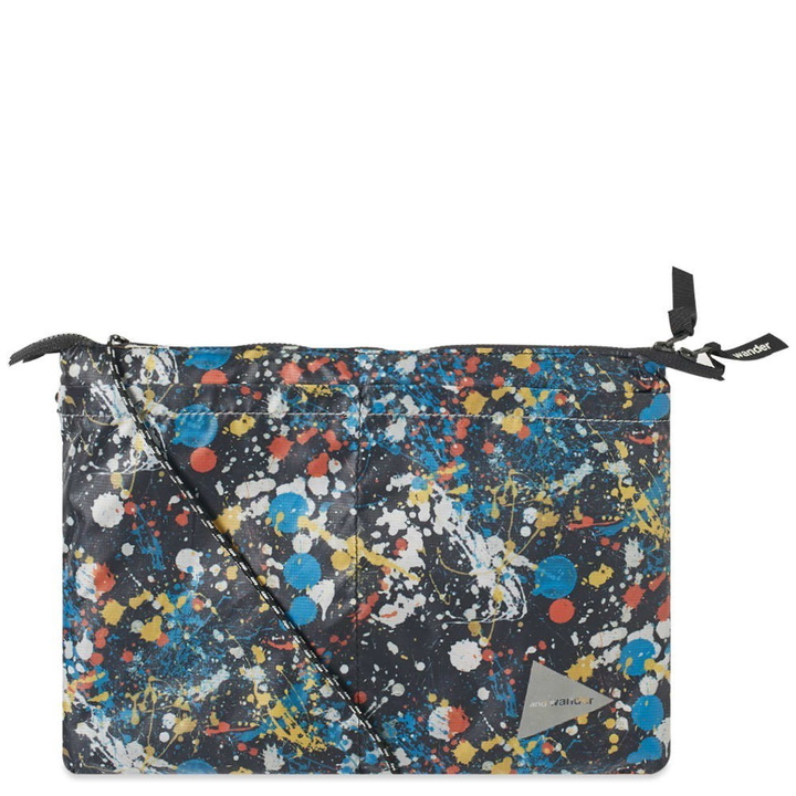 Photo: And Wander Splatter Print Sacoche