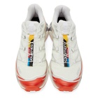 Salomon Off-White and Red Limited Edition XT-6 ADV Sneakers