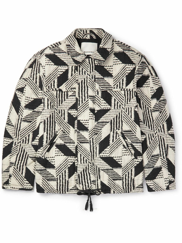 Photo: Isabel Marant - Cotton-Jacquard Jacket - Black