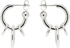 Justine Clenquet Silver Jen Earrings