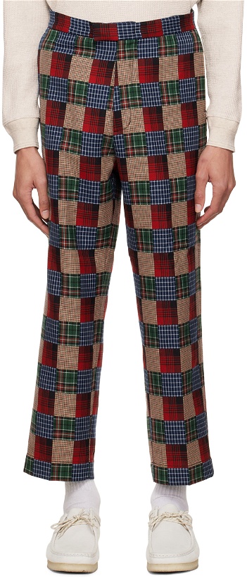 Photo: BEAMS PLUS Multicolor Checkered Trousers