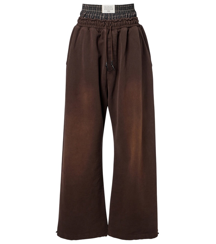 Photo: Acne Studios Layered cotton sweatpants