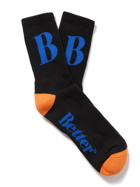 Better™ Gift Shop - B Ribbed Cotton Socks