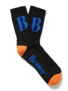 Better™ Gift Shop - B Ribbed Cotton Socks