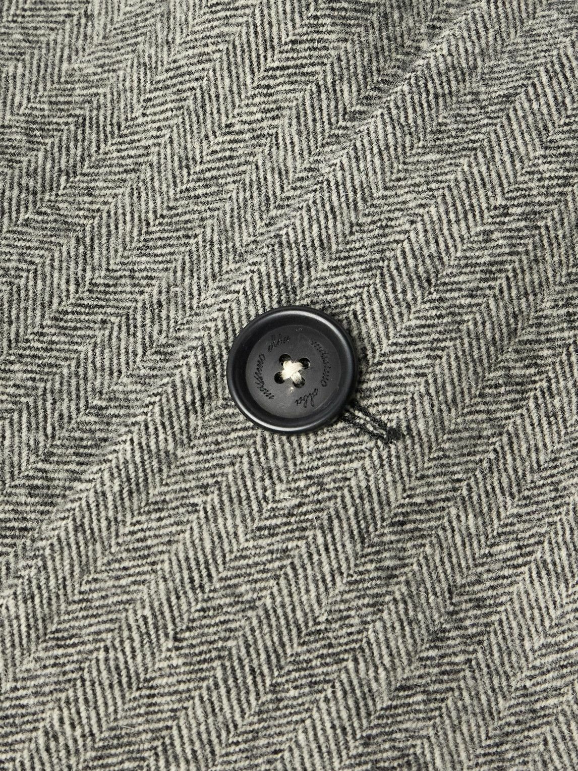 Massimo Alba - Austin Herringbone Virgin Wool Coat - Gray